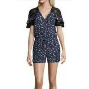 Belle Sky Boho‎ Floral & Lace Romper XS & XL